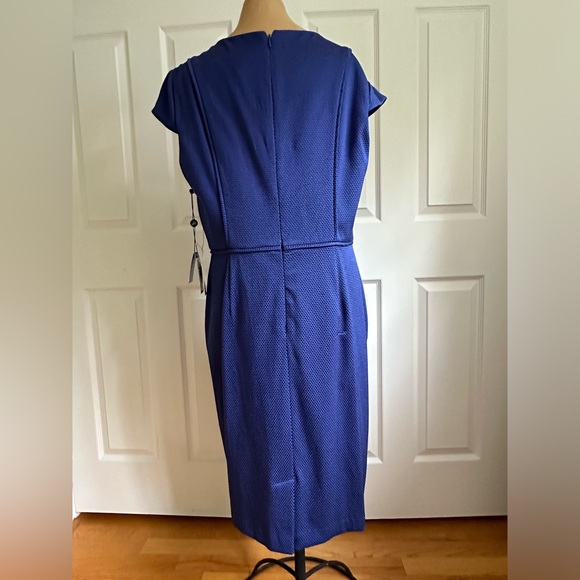 Adrianna Papell Blue Dress NWT Cocktail S12 New w Tags attached - Picture 6 of 16